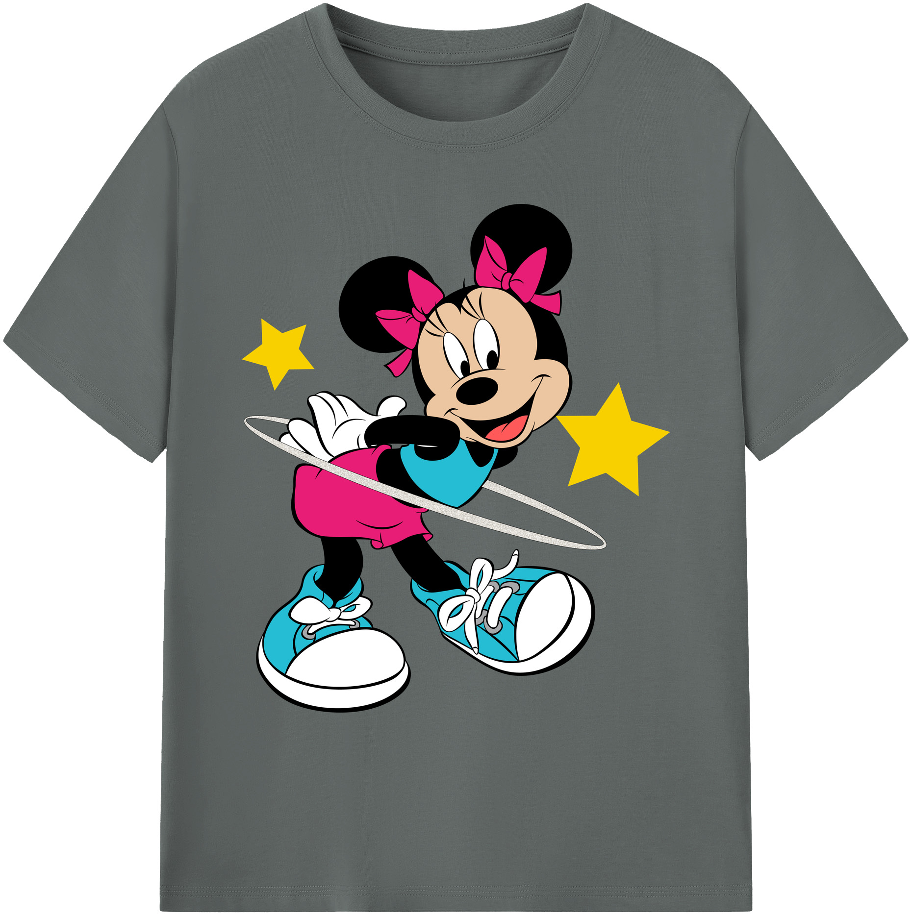 ミッキーマウス Mickey Mouse 綿100％ メンズ半袖Tシャツ｜肌触りやわらか＆通気性